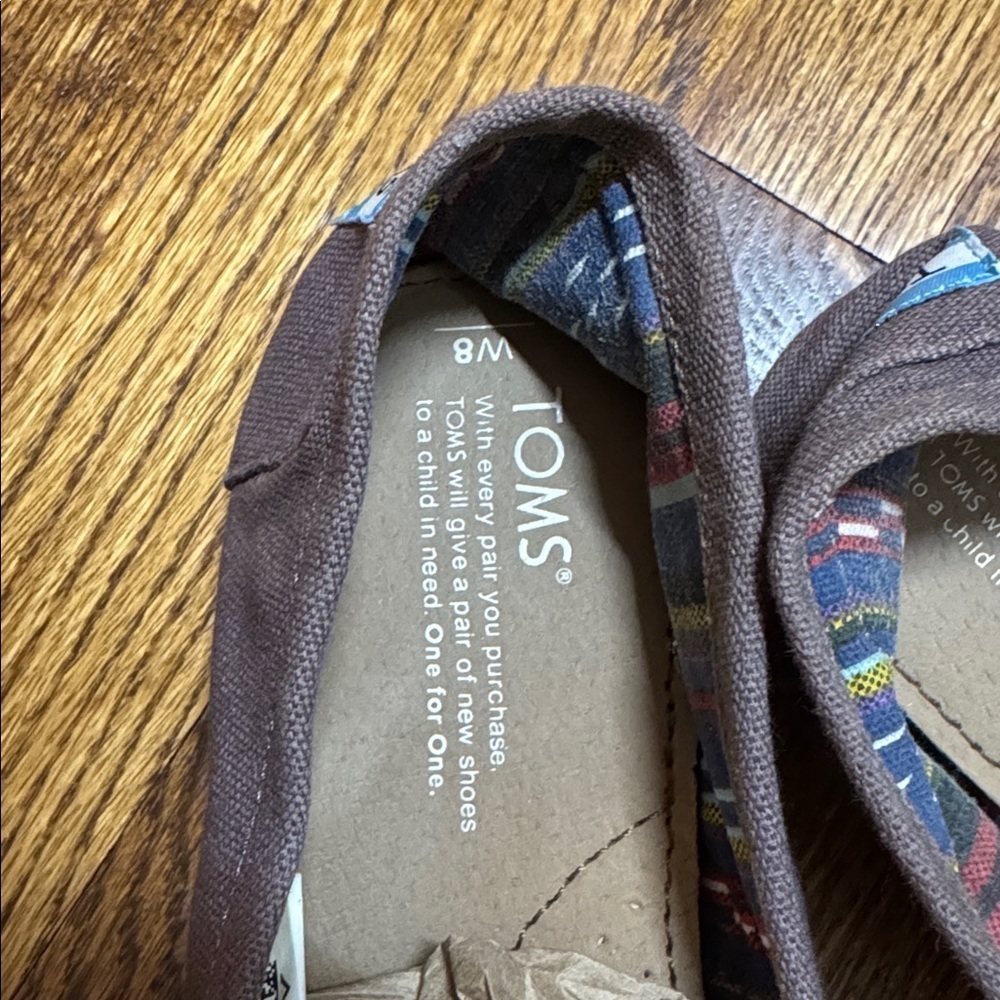 TOMS Gray Classic Canvas Slip-Ons - Picture 7 of 10
